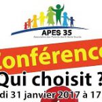 affiche de la conférence "qui choisit?"